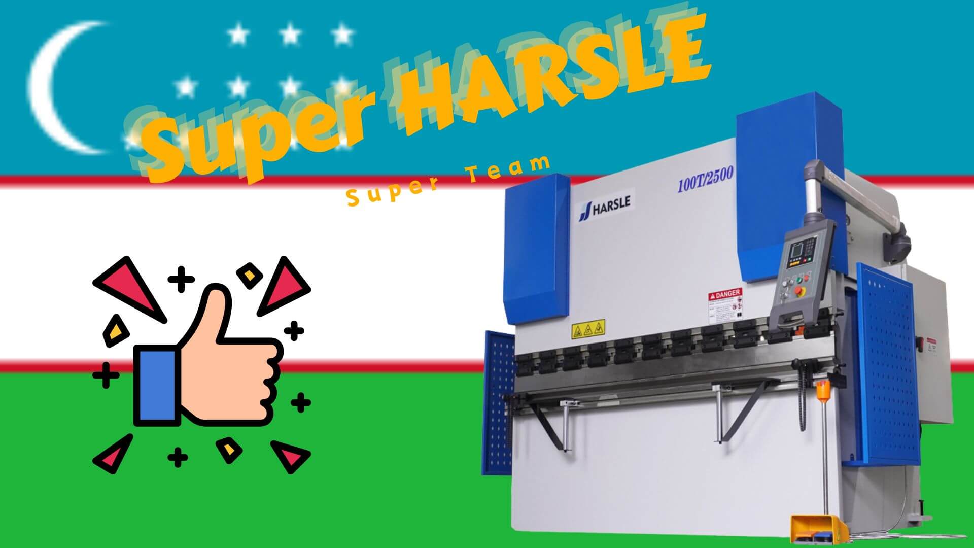 'Super HARSLE Press Brake' do feedback do Uzbequistão