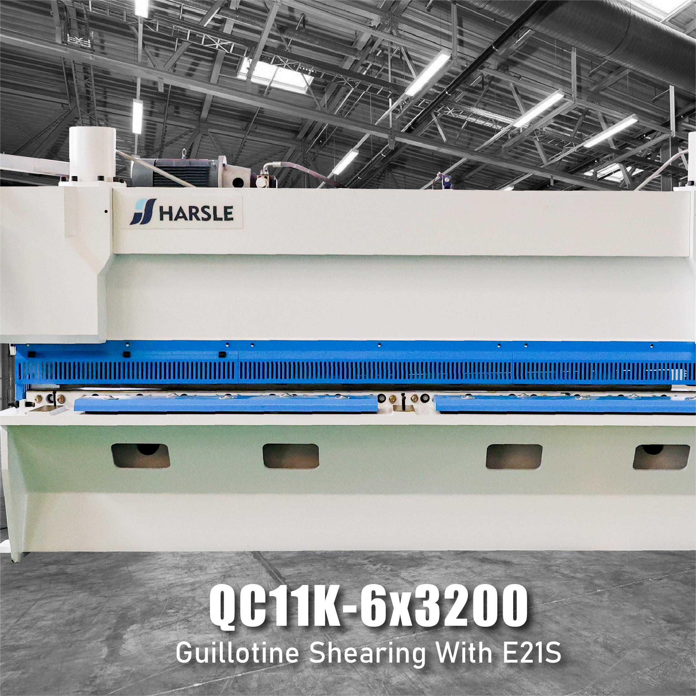 QC11K- Máquina de corte guilhotina CNC 6x3200 com E21S