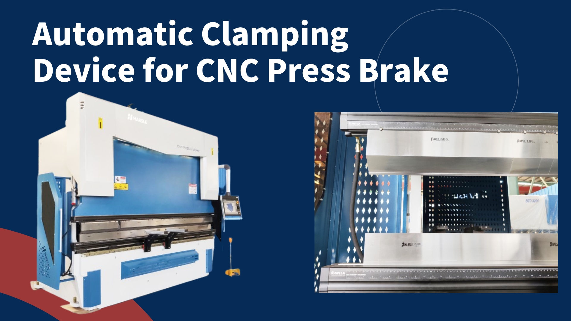 Dispositivo de fixação automática para dobradeira CNC