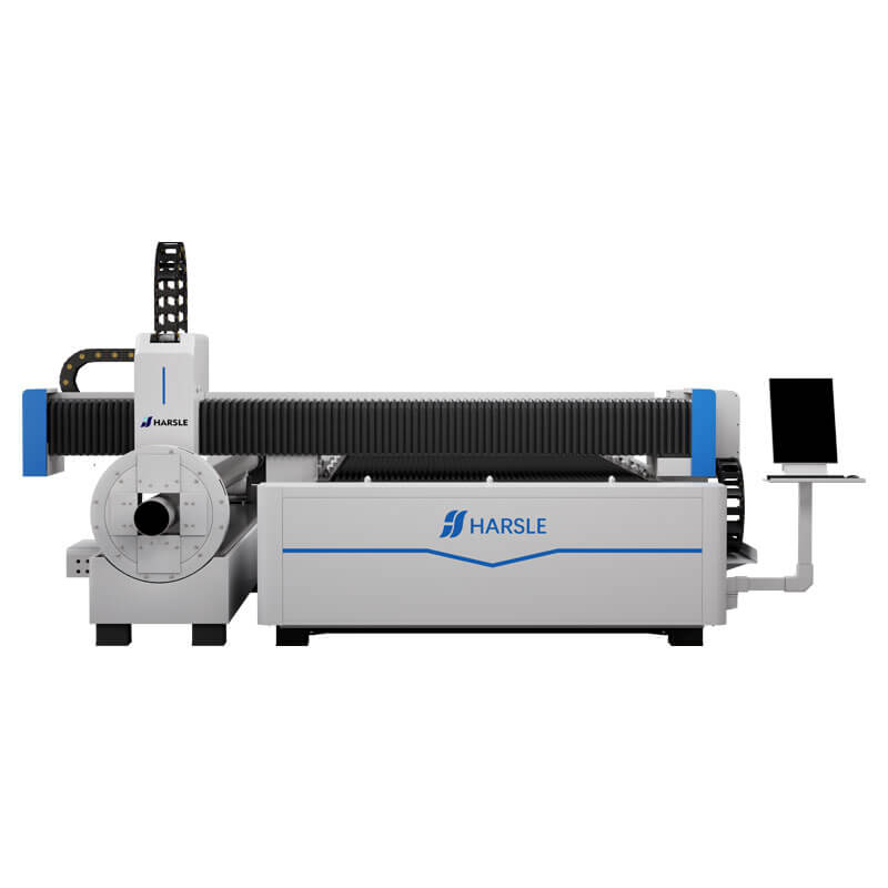 Máquina de corte a laser de fibra CNC com tubo e acessório de tubulação
