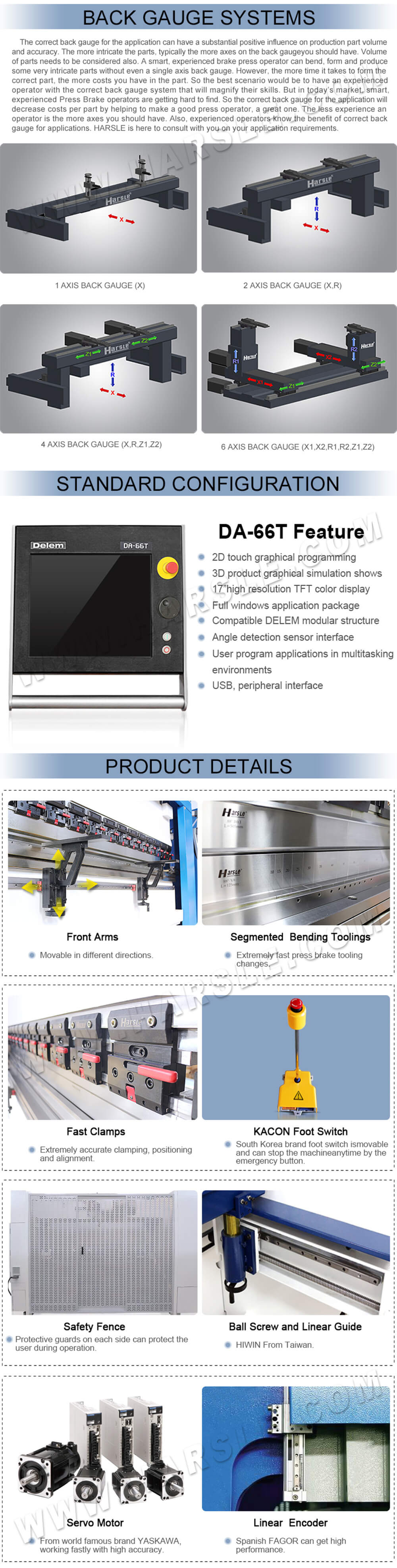 Máquina de flexão de freio de prensa hidráulica CNC