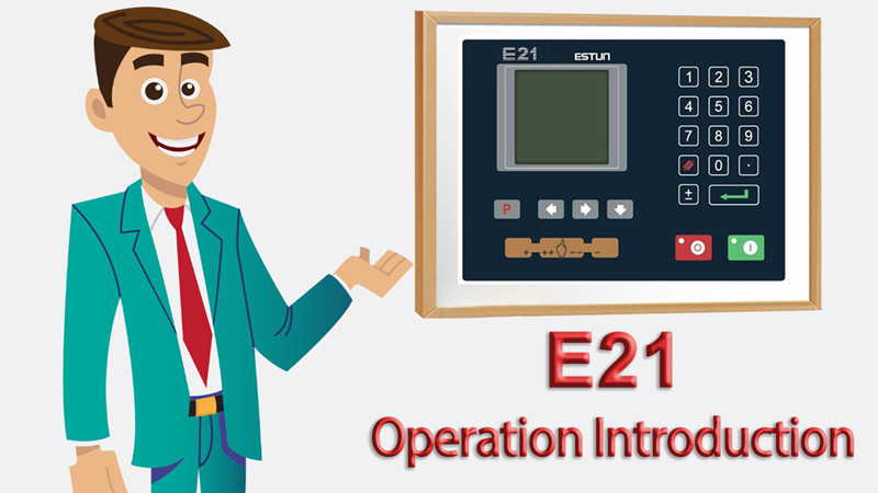 Como usar o controlador E21 para máquina de dobra