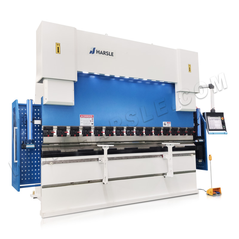 250t Hydraulic CNC Pressione Freio com DA-66T, máquina de flexão de chapas de metal de 3200 mm com 6+1 eixo