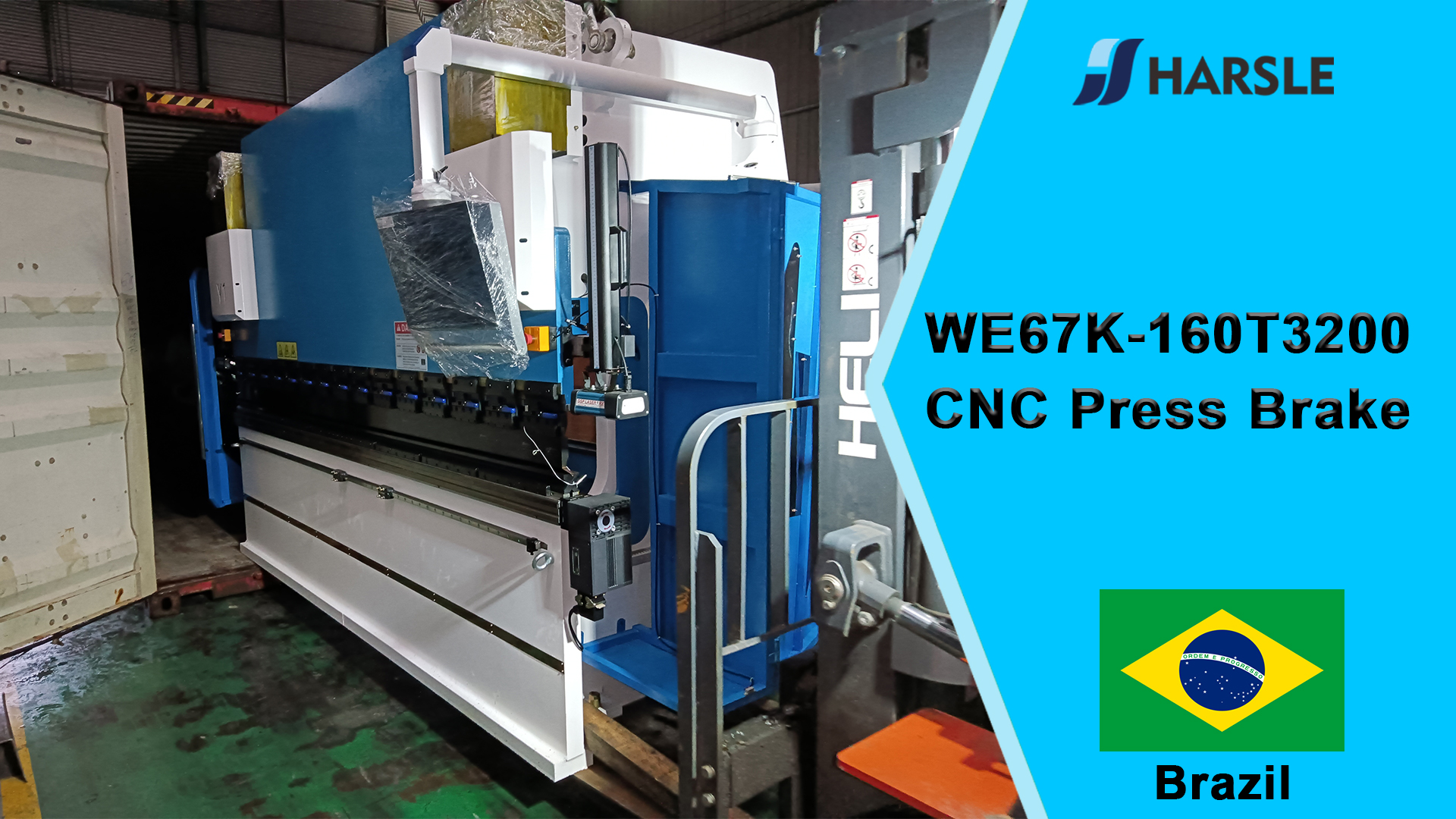 Prensa dobradeira CNC Brasil-WE67K-160T3200