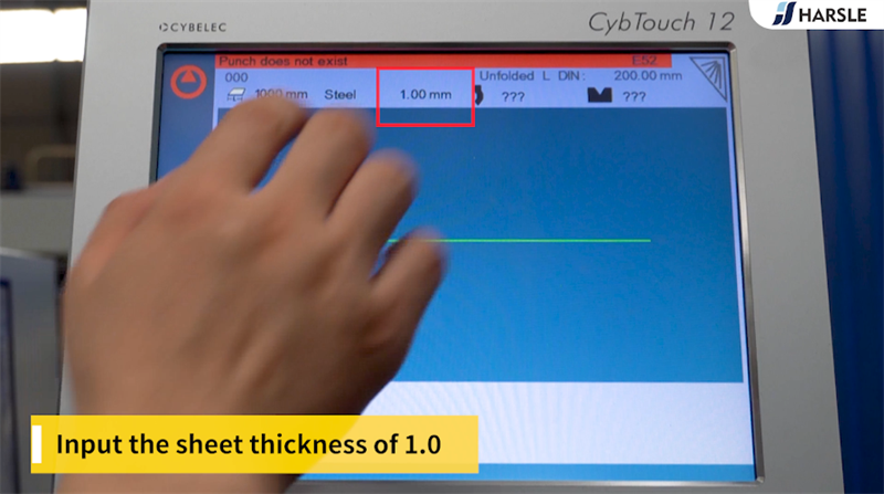 Tutorial de operação da dobradeira CNC