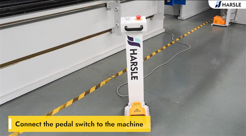 Tutorial de operação da dobradeira CNC