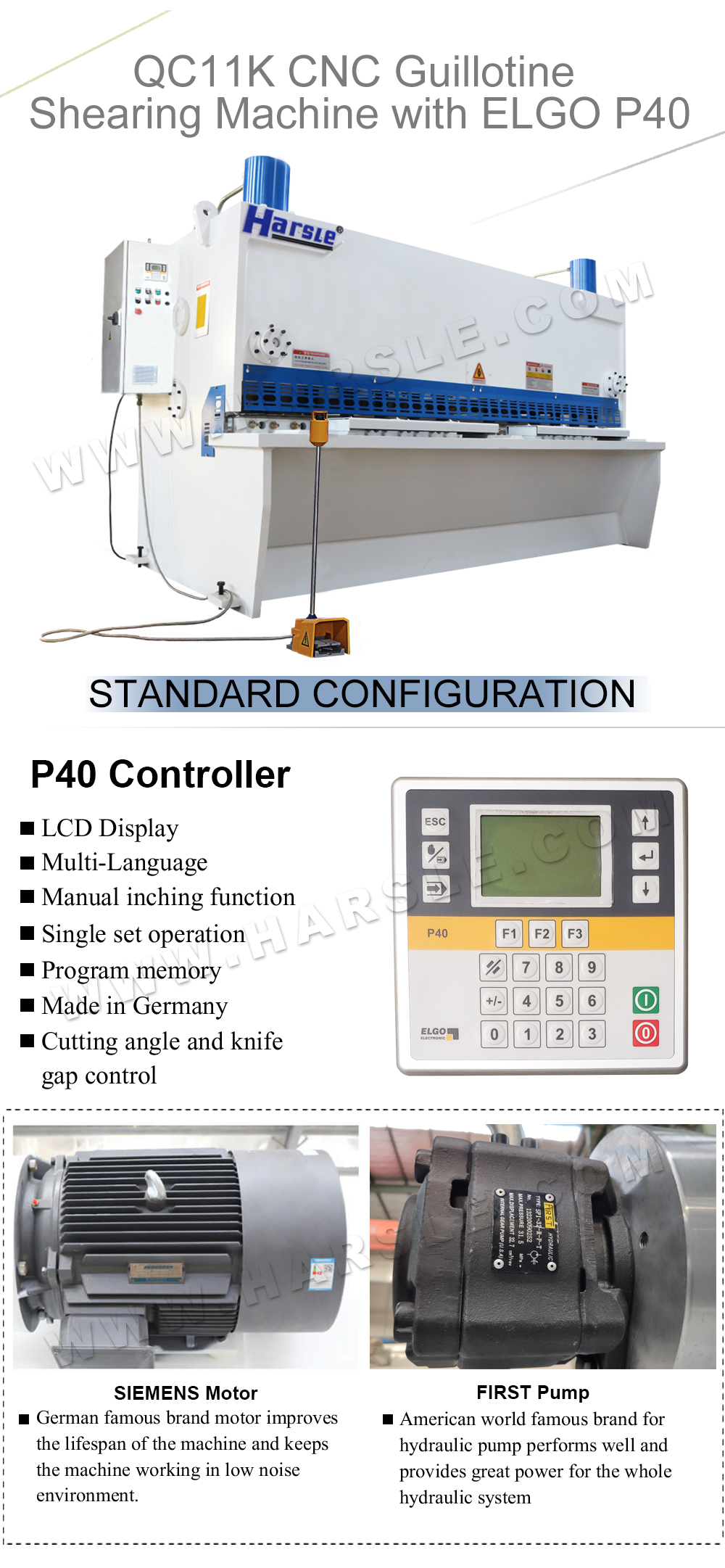 máquina de corte com P40