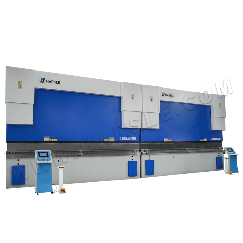 1600T12000 Dobradeira CNC Tandem gigante para produção de poste de luz