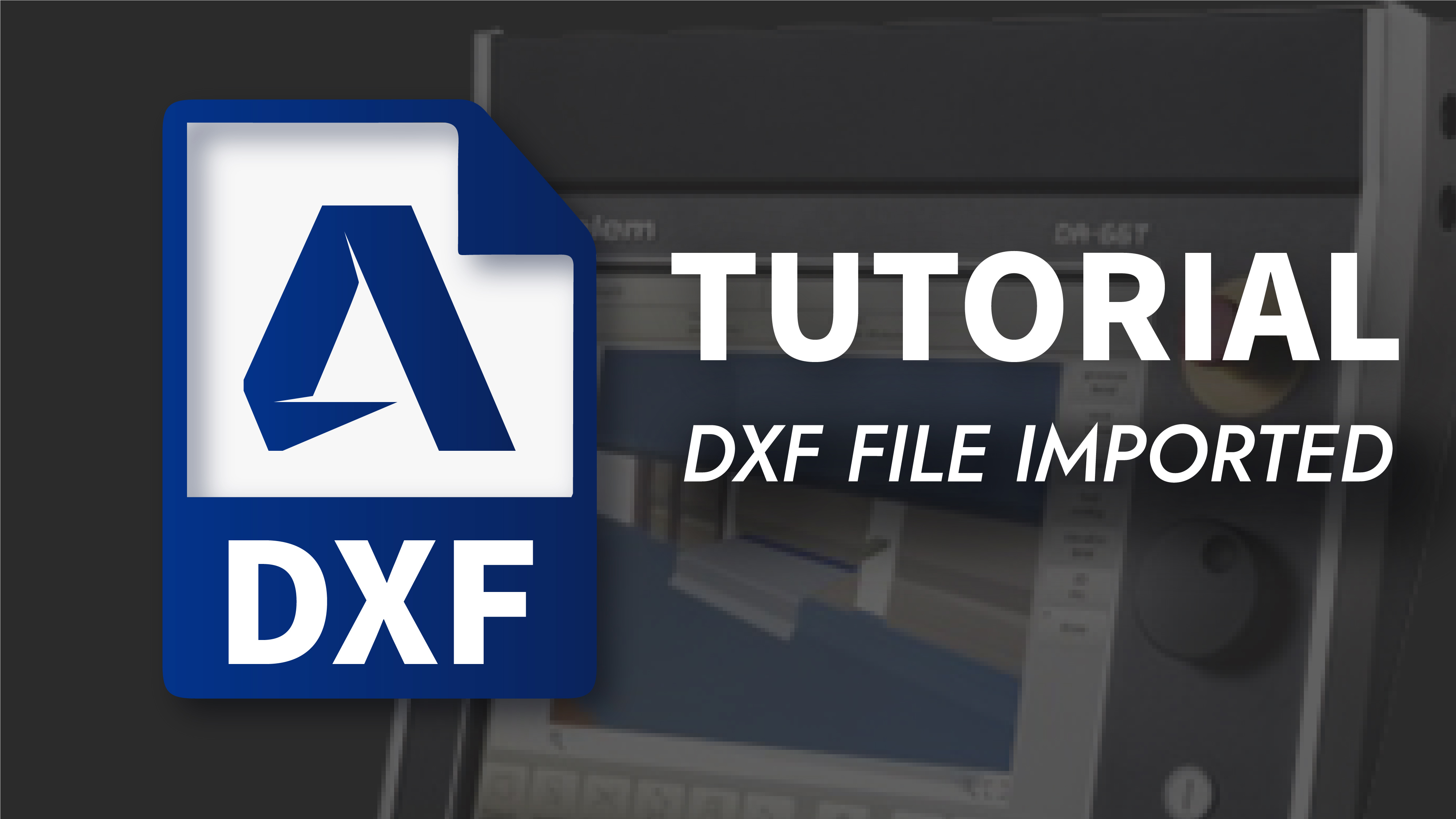 Como importar arquivo DXF do disco U para o controlador DELEM