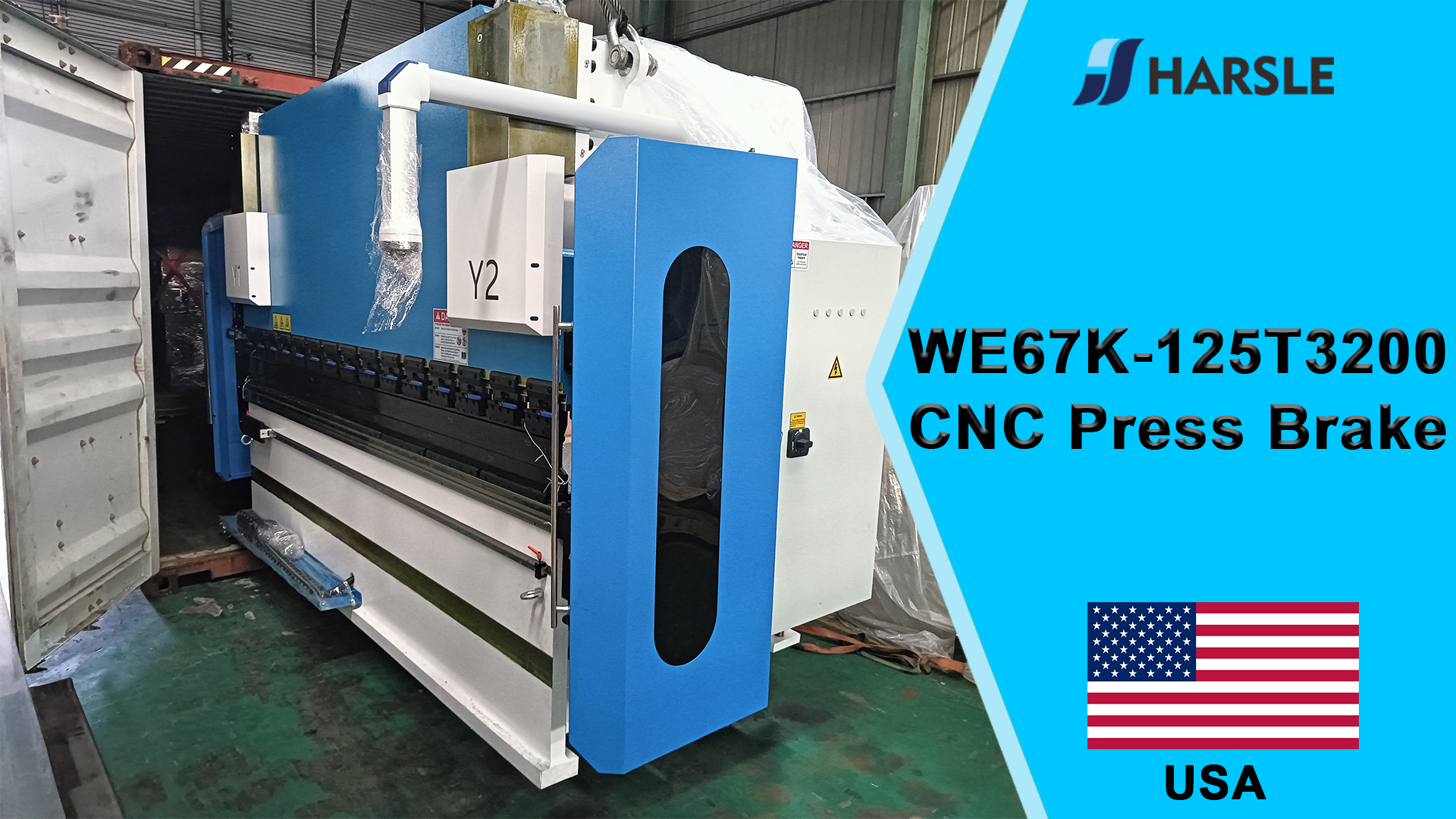 Prensa dobradeira CNC USA-WE67K-125T3200