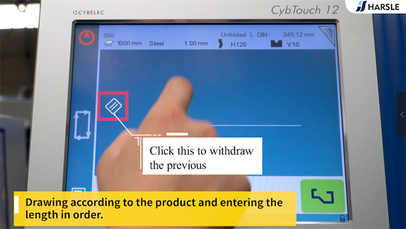 Tutorial de operação da dobradeira CNC