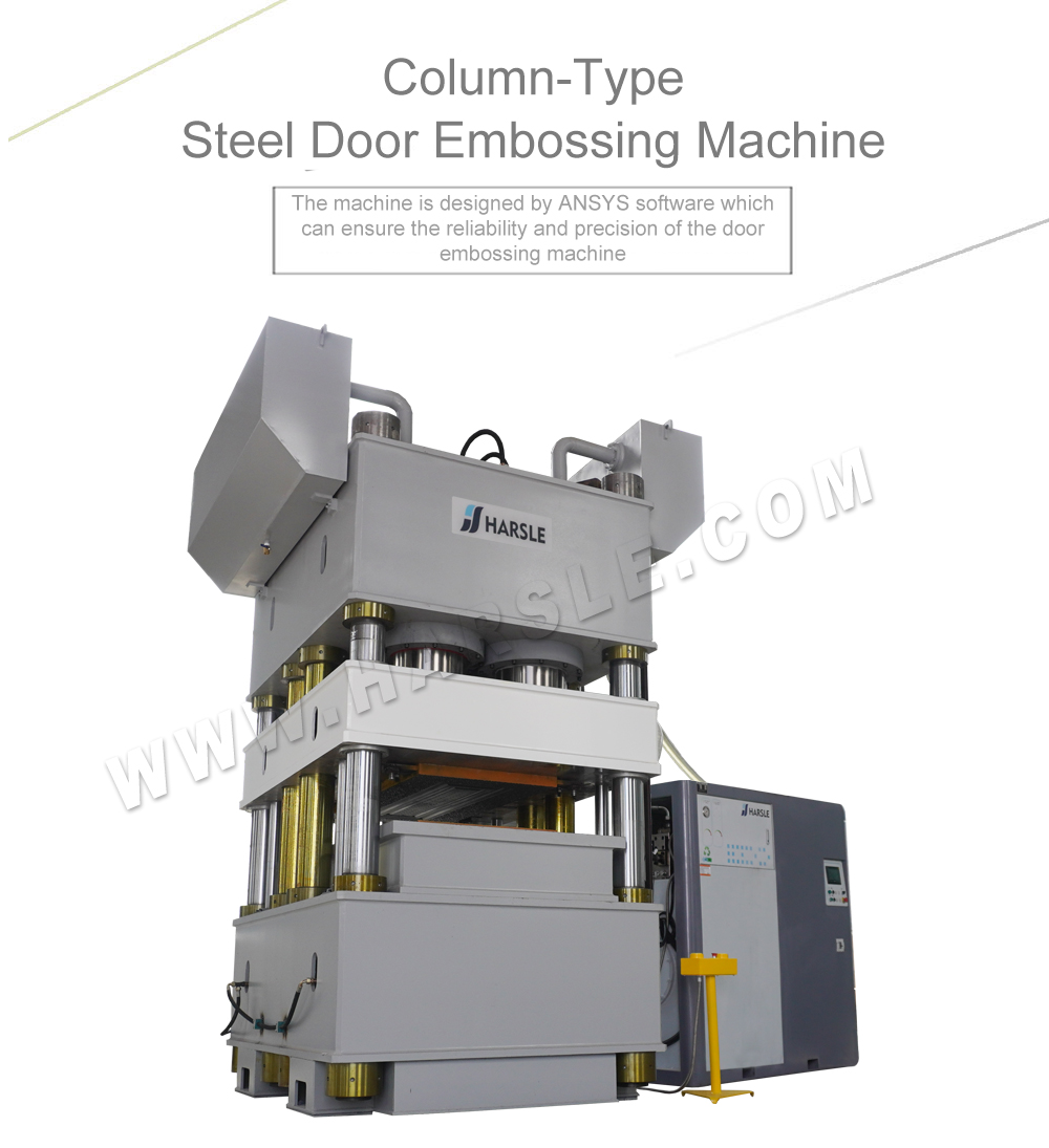 Máquina de relevo de porta