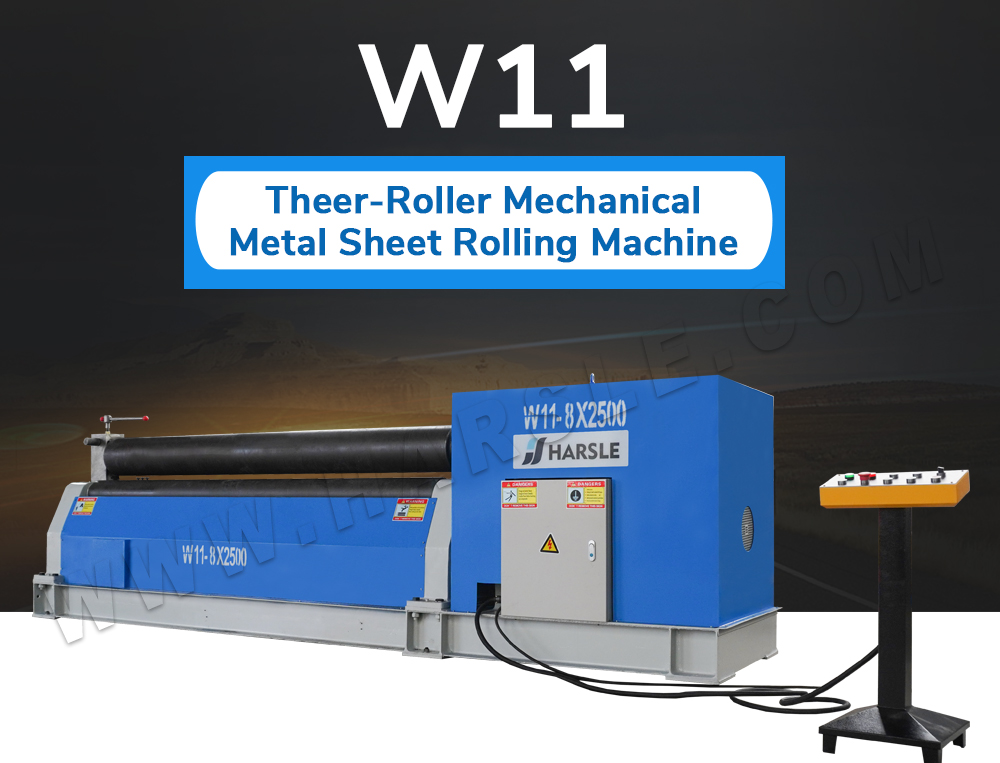 Máquina de rolagem de 3 roladores