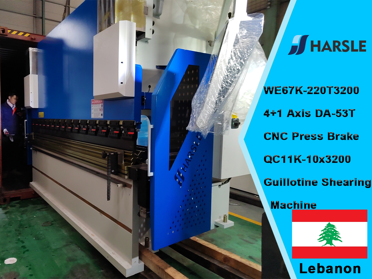 Lebanon-WE67K-220T3200 4+1 eixos DA-53T CNC dobradeira