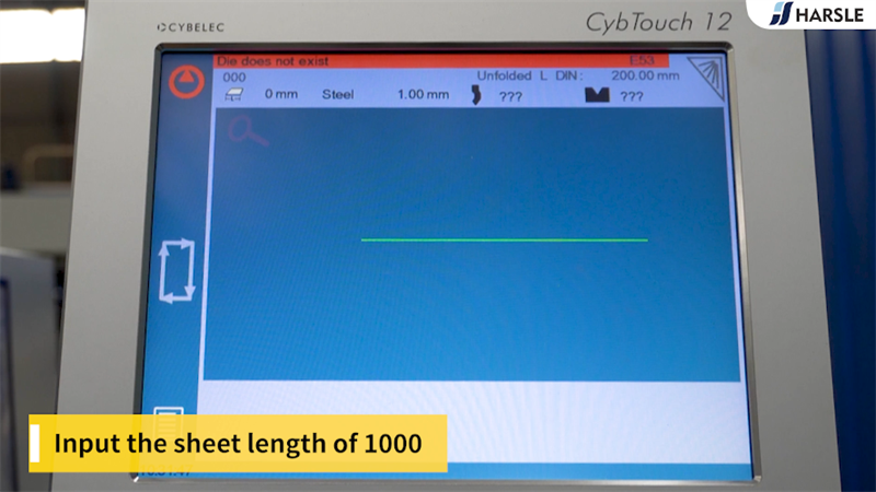 Tutorial de operação da dobradeira CNC