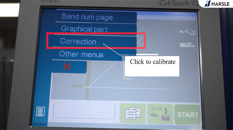 Tutorial de operação da dobradeira CNC