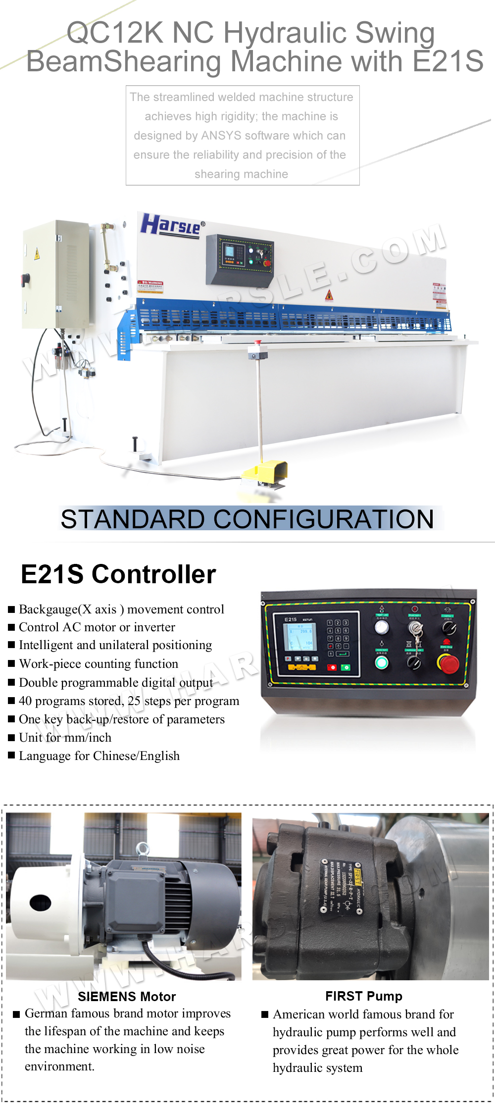 Máquina de corte de 3,2m