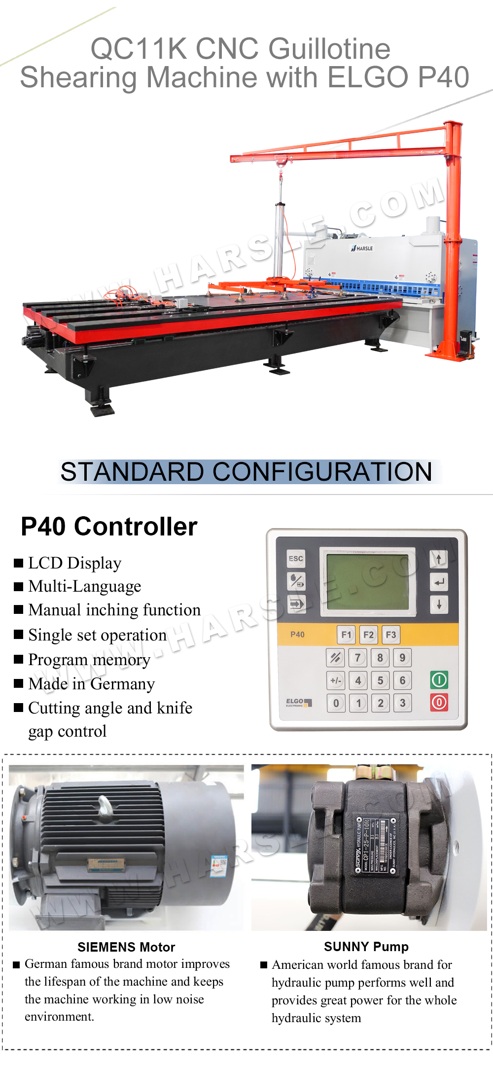 Máquina de corte com P40