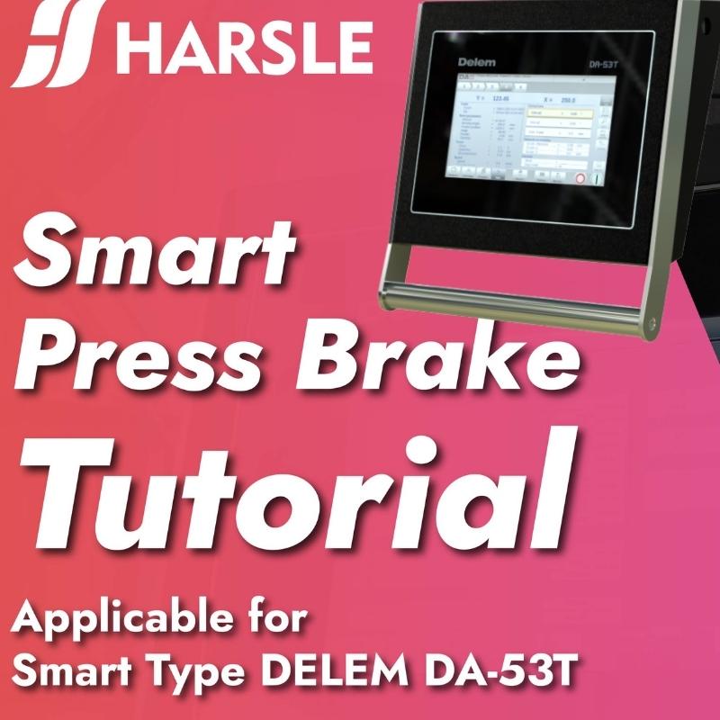 Tutorial de operação de máquina de freio de prensa inteligente delem DA-53T