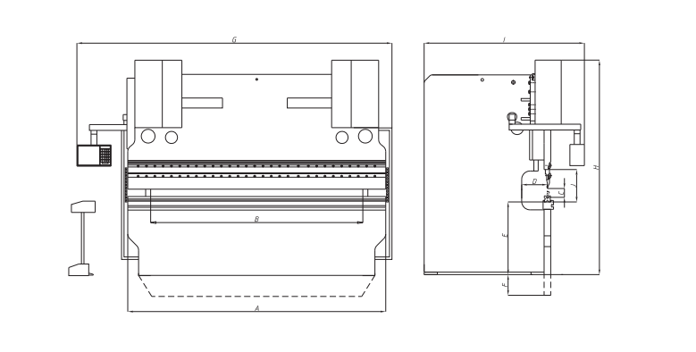 Máquina hidráulica do freio da imprensa do CNC