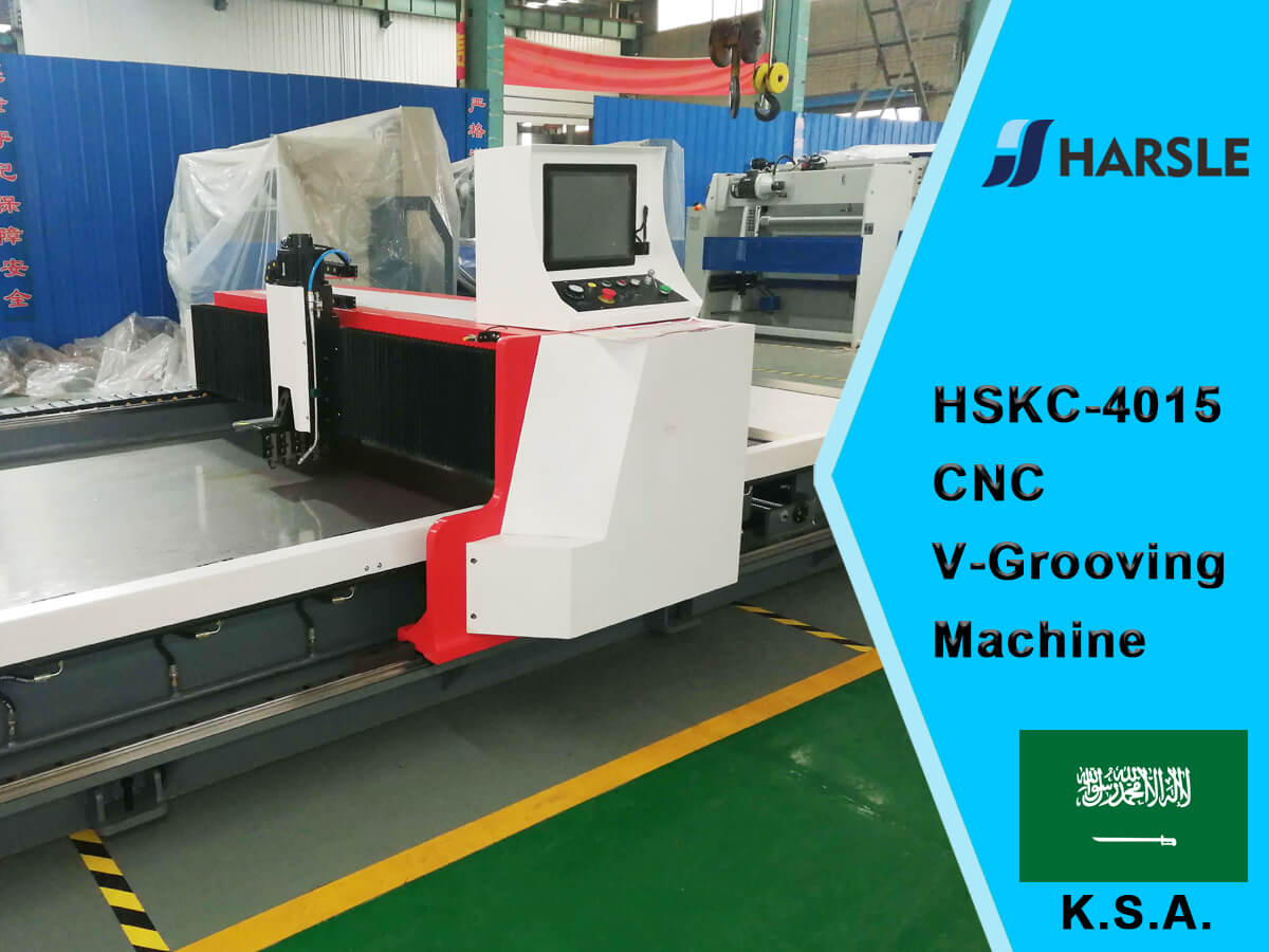 Arábia Saudita-HSKC-4015 CNC V-Grooving Machine