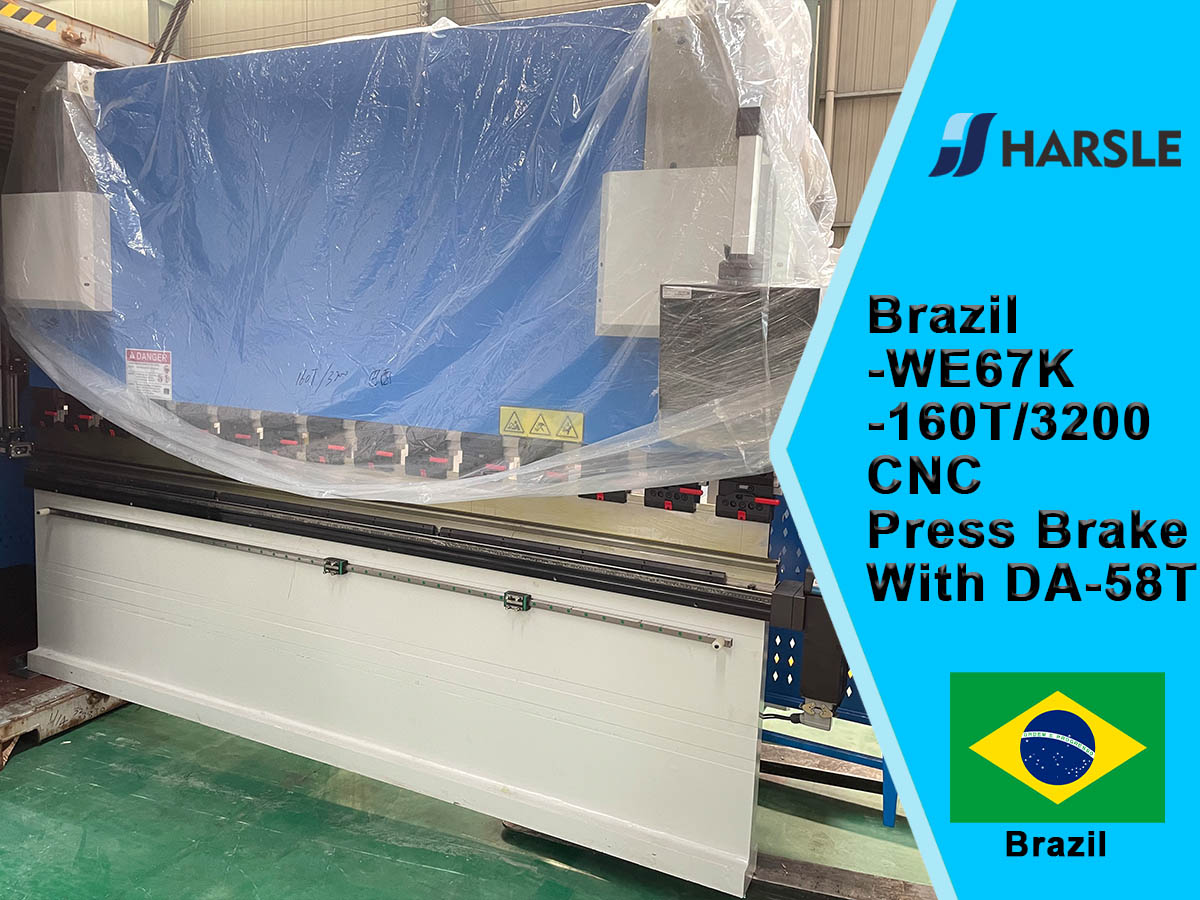 Brasil-WE67K-160T/3200 CNC Pressione Freio com DA-58T