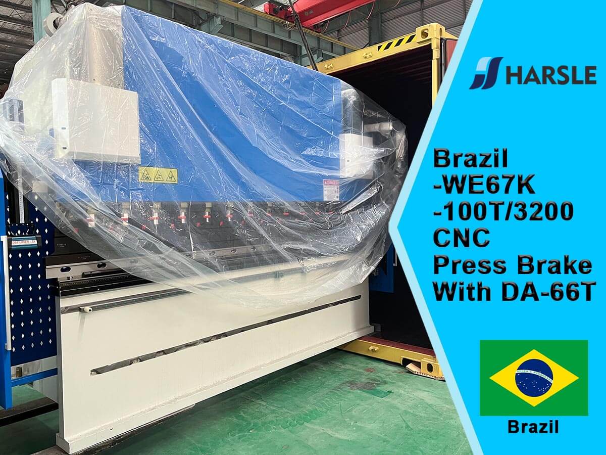 Brasil-WE67K-100T/3200 CNC Pressione freio com DA-66T