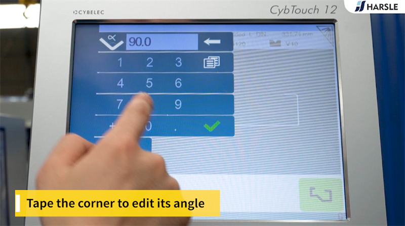 Tutorial de operação da dobradeira CNC