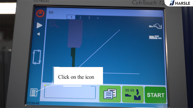 Tutorial de operação da dobradeira CNC