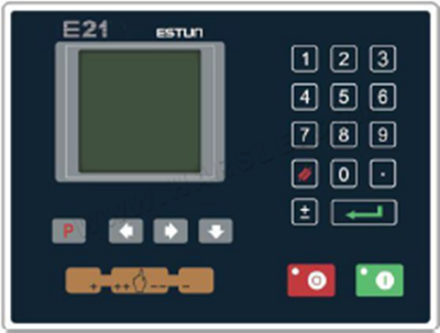 Manual de operação E21 para máquina dobradeira (incluindo senhas importantes)