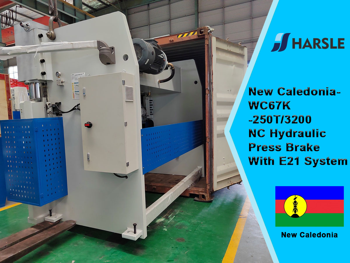 New Caledonia-WC67K-2550T/3200 NC Hydraulic Press Freio com sistema E21