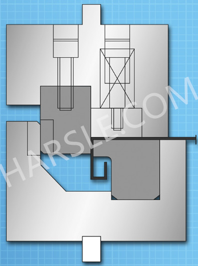 3Horizontal flexão no freio de imprensa