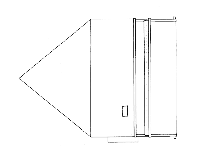 desenho de máquina de corte hidráulico