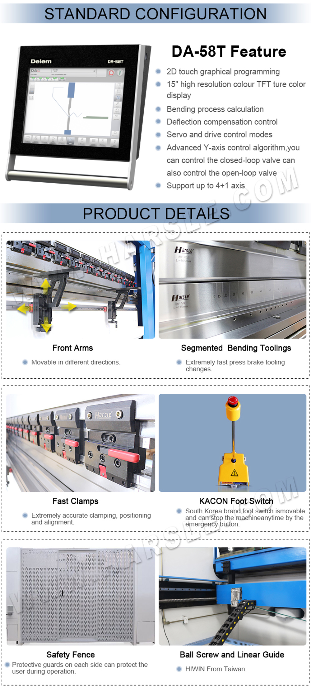 Equipamento de flexão de chapas de metal