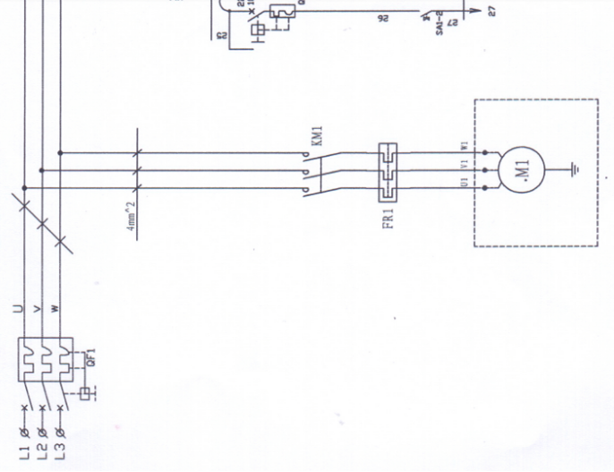 desenho de máquina de corte hidráulico