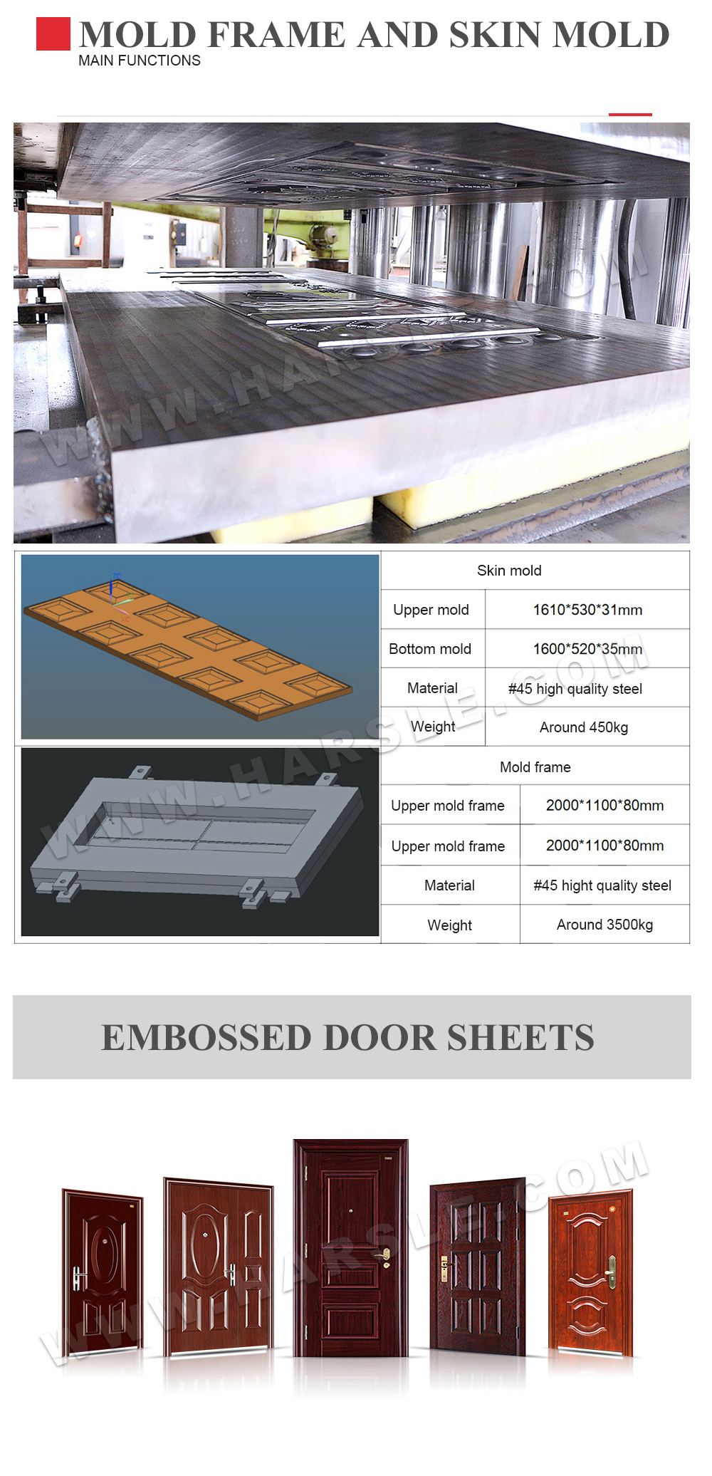 door embossing machine for sale