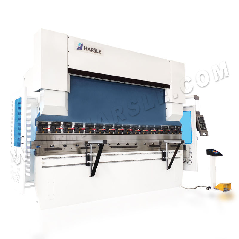 WE67K-100T/3200 CNC Electro-hidráulico freio com DA 52s, máquina de flexão de chapas metálicas